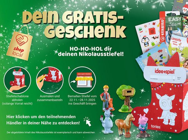 🤶 gratis: Nikolaus-Aktion bei idee+spiel 🤶 gratis: Nikolaus Aktion bei idee+spiel