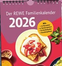 Kostenloser Rewe Familienkalender 2026 – ab jetzt in den Märkten verfügbar