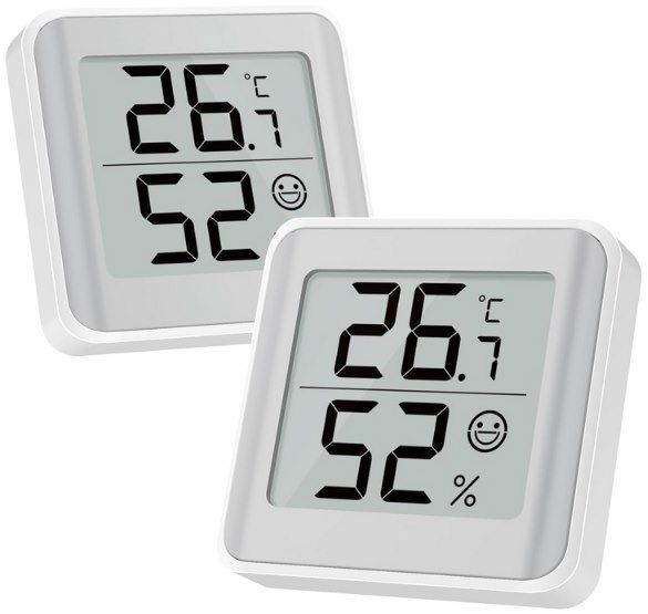 2x MeesMeek Raumthermometer & Hygrometer für 5,49€ (statt 11€)