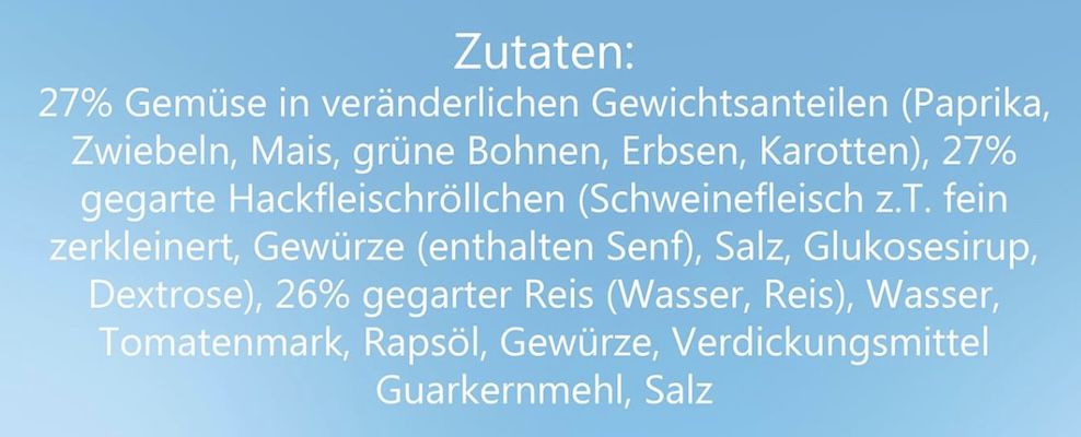 12er Pack Buss Pikantes Cevapcici mit Balkangemüse, 300g für 17€ (statt 29€)