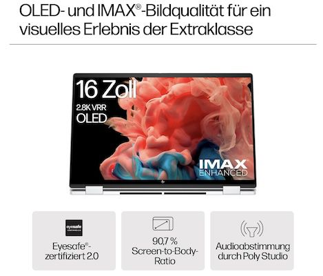 HP Envy x360 2 in 1 Laptop mit 16 GB & 1TB SSD für 1.099€ (statt 1.399€)
