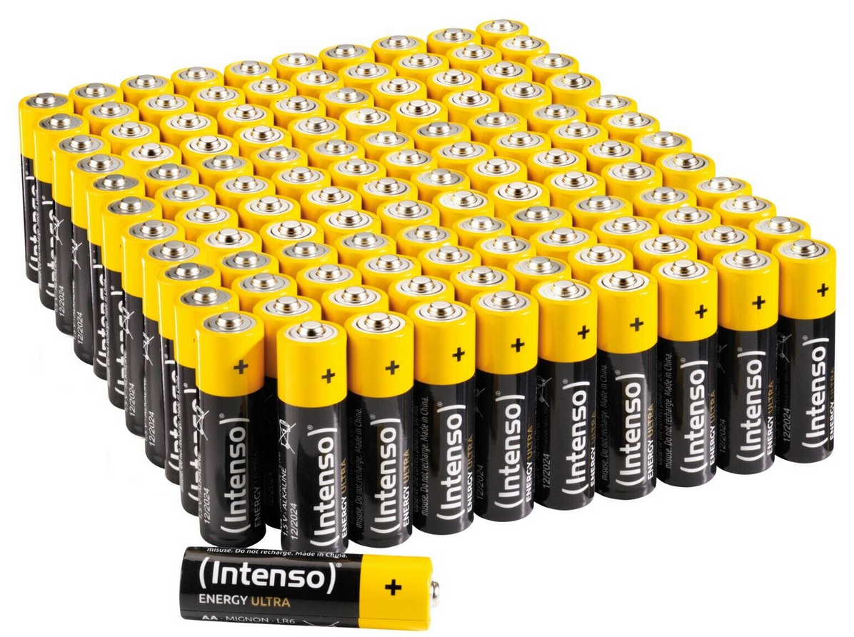 120er Pack Intenso Energy Ultra AA Batterien für 22,99€ (statt 27€)