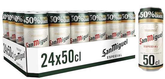 TOP! 🍻 24x San Miguel Especial Bier je 0,5l für 16,14€ (statt 24€)
