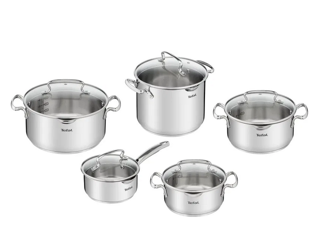 Tefal Duetto+ Topfset 5-teilig + Deckel für 89,99€ (statt 130€)