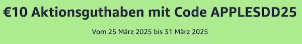 Amazon: 100€ Apple Gutschein kaufen & 10€ Amazon Guthaben bekommen