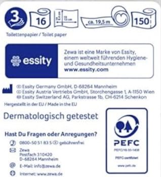 🧻 Zewa bewährt   48 Rollen Toilettenpapier 3 lagig ab 15€ (statt 20€)