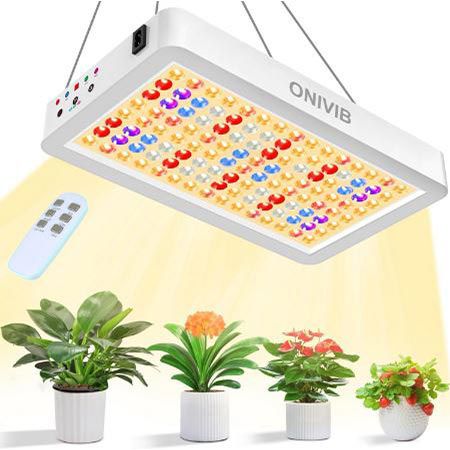 🪴 ONIVIB LED Vollspektrum Grow Lampe, 75W, 240 LEDs für 33,89€ (statt 68€)