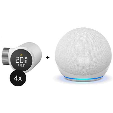 4er Set tado° X Smartes Thermostat + Amazon Echo Dot (5th Gen.) für 299€ (statt 344€)