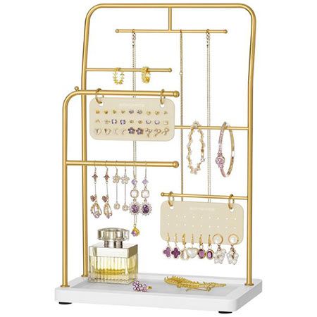 SONGMICS Schmuckständer Gold für 12,99€ (statt 24€)