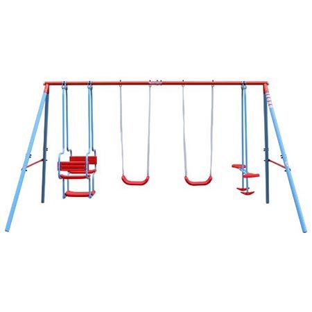 🚸 MUWO Saphira Spielgerüst mit Schaukeln, Wippe & Gondel für 105,99€ (statt 237€)