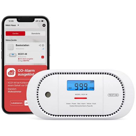 X-Sense XC01-M Kohlenmonoxid-Melder für 27,98€ (statt 40€)