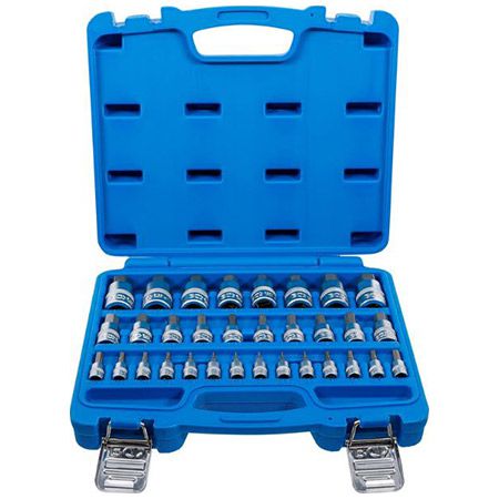 🧰 BGS 74258 Bit Einsatz Satz, Metrisch & Zoll, 32 tlg. für 35,20€ (statt 55€)