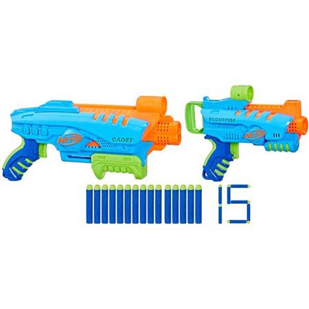 Nerf Elite Junior Ultimate Starter Set mit 2 Blaster + Darts für 7€ (statt 19€)