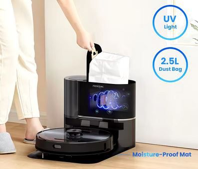 🧹 Proscenic M9 Saug  und Wischroboter mit Station, 4.500Pa für 243,60€ (statt 290€)