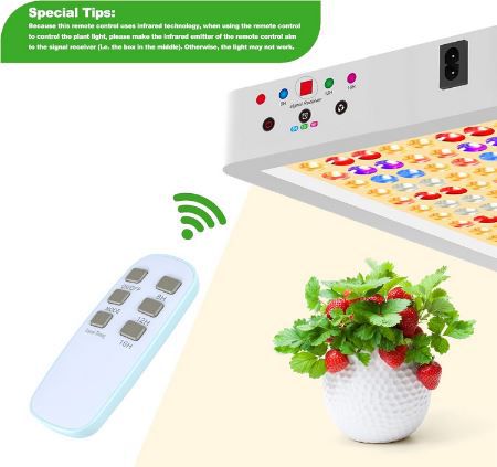 🪴 ONIVIB LED Vollspektrum Grow Lampe, 75W, 240 LEDs für 33,89€ (statt 68€)
