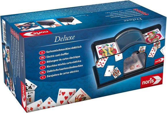 🃏 Noris Elektrische Kartenmischmaschine, batteriebetrieben für 10,66€ (statt 20€)