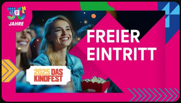 Magenta Kunden: kostenloses Kinoticket   ab 07.08.