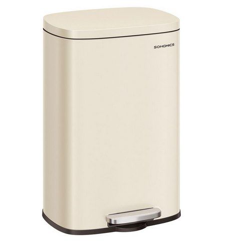 🗑️ SONGMICS Treteimer aus Edelstahl mit Pedal für 49,99€ (statt 70€)