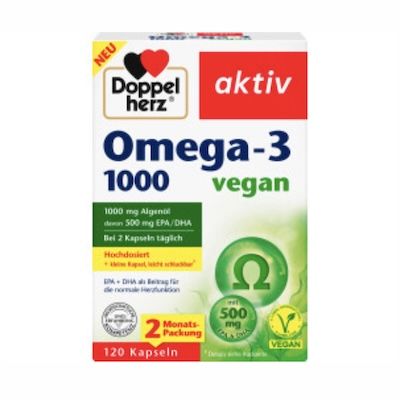 💊120 Kapseln Doppelherz Omega-3 1000 (vegan) ab 8,83€ (statt 15€)