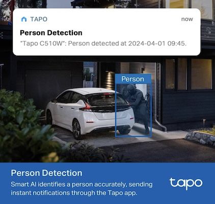 📷🏠 TP Link Tapo C510W Kameraüberwachung für 39,99€ (statt 48€)