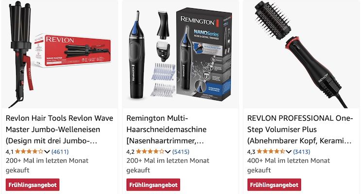 💇💇‍♀️Amazon: Remington Produkte stark reduziert z.B. Haarschneidemaschine für 49,99€ (statt 67€)