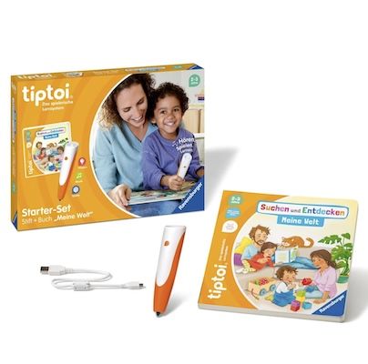 ✏️ Ravensburger tiptoi Starter-Set: Stift und Bilderbuch Meine Welt für 38,61€ (statt 50€)
