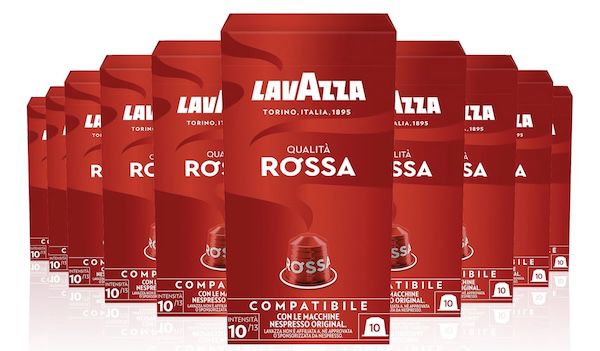 ☕️ 100er Pack Lavazza Qualità Rossa Espresso Kapseln für 25,90€ (statt 32€)