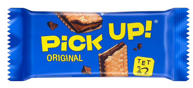 PiCK UP! Original (24 x 28 g) Keksriegel mit knackiger Milchschokolade für 8,99€ (statt 16€)