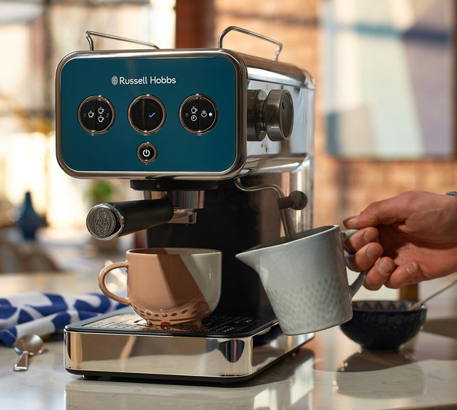 ☕ Russell Hobbs 26450 Distinctions Edelstahl Espressomaschine für 124€ (statt 154€)