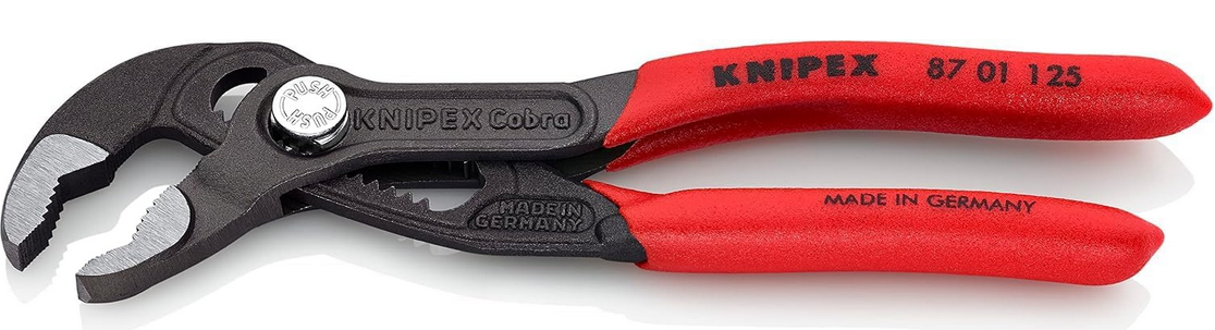Knipex Cobra 8701125 Hightech Wasserpumpenzange 125mm für 17,70€ (statt 21€)
