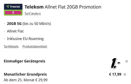 🔥 Mit Gewinn 📱 Samsung Galaxy S24 für 1€ + Telekom Allnet 20GB für 17,99€ mtl.