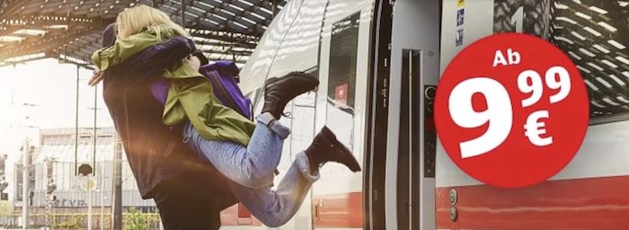 🚝 Deutsche Bahn Sparpreis Aktion   Fahrt ab 9,99€ in der 2. Klasse