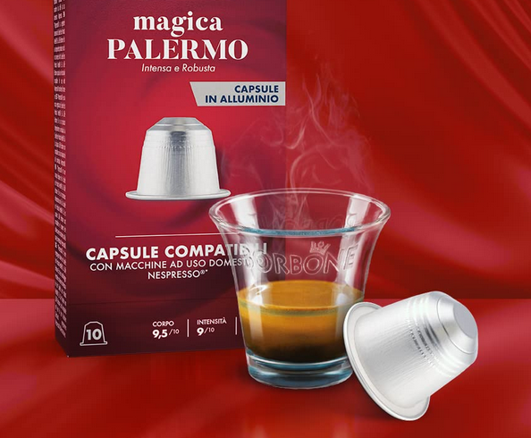 100 Nespresso Kapseln Caffe Borbone Magica Palermo 10x10 für 20,50€ (statt 29€)
