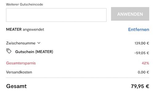 🌡️ Meater 2 Plus Funk Grillthermometer für 79,95€ (statt 109€)