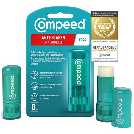 Compeed Anti-Blasen Stick – Schützt unsichbar vor Blasenbildung & Scheuern ab 4,94€ (statt 6€)