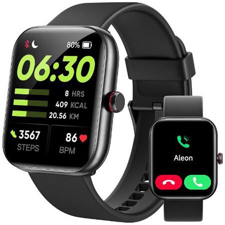 ⌚ Yoever 1,91 Smartwatch mit Telefonfunktion & Alexa für 17,99€ (statt 40€)