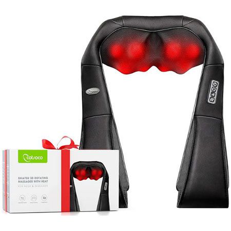 Cotsoco Shiatsu-Nackenmassagegerät mit Heizfunktion für 24€ (statt 30€)