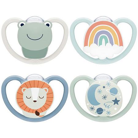 👶 4er Pack NUK Space Day & Night Babyschnuller für 8,70€ (statt 14€)