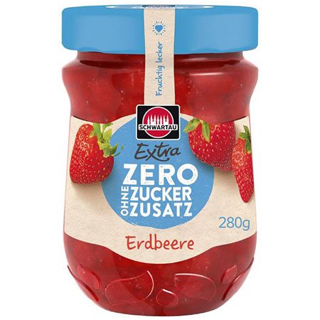 🍓 Schwartau Extra Zero Erdbeere (nur 15 kcal pro 25g) ab 2,02€ (statt 3€)