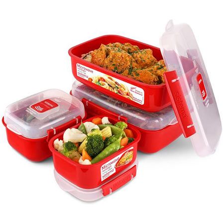 🍱 4er Set Sistema Microwave-Heat & Eat Frischhaltedosen für 15,99€ (statt 28€)