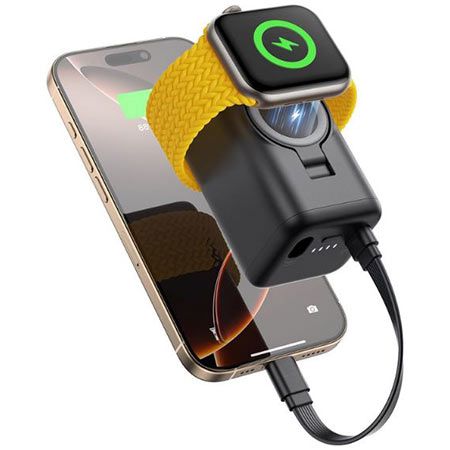 Joyroom Mini Powerbank mit Kabel + QI Ladefunktion, 5.000mAh für 17,99€ (statt 36€)