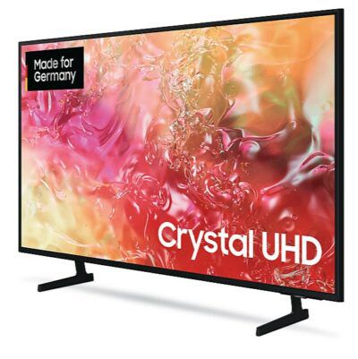 📺 Samsung 43″ Crystal UHD Smart TV für 1€ + o2 Allnet-Flat mit 10GB 5G ab 24,99€ mtl.