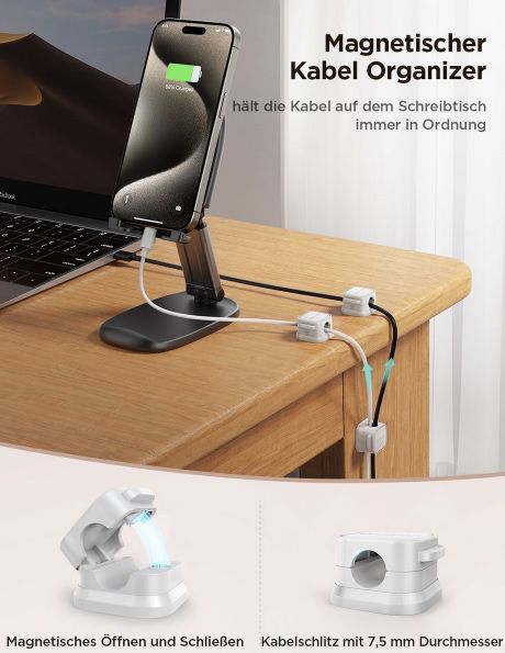 6x JOYROOM Kabelclip mit Klebepad für 7,49€ (statt 15€)