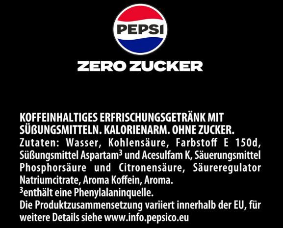 🥤 6er Pack Pepsi Zero Zucker, 1,25L Flaschen für 4,79€ (statt 7€)
