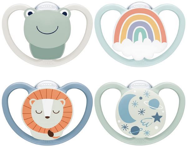 👶 4er Pack NUK Space Day & Night Babyschnuller für 8,70€ (statt 14€)