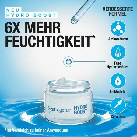 🧴 Neutrogena Hydro Boost Aqua Creme, 50ml ab 6,79€ (statt 10€)