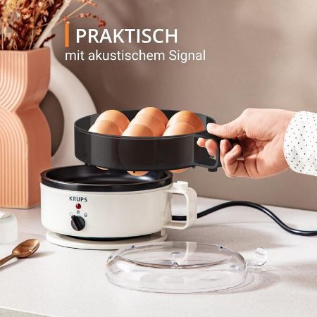 🥚 Krups EG230115 Ovomat Super Eierkocher für 7 Eier für 25,99€ (statt 32€)