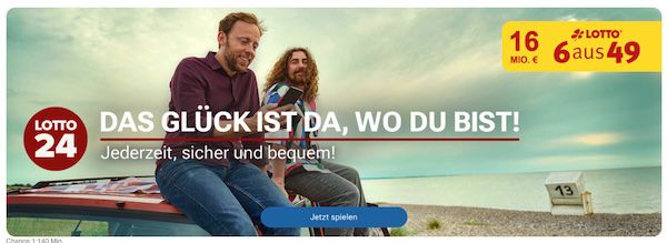 🤑 3 Mio. Jackpot: 3 Lotto 6aus49 Felder für 0,10€ (statt 4,70€)   für Neukunden