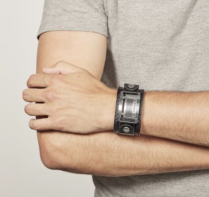 FOSSIL Casual texture Herrenarmband für 26,53€ (statt 35€)