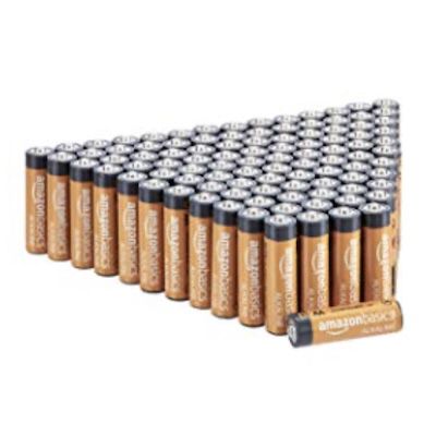 🔋 100x Amazon Basics AA-Alkalisch-Batterien mit 1.5 V für 17,76€ (statt 22€)